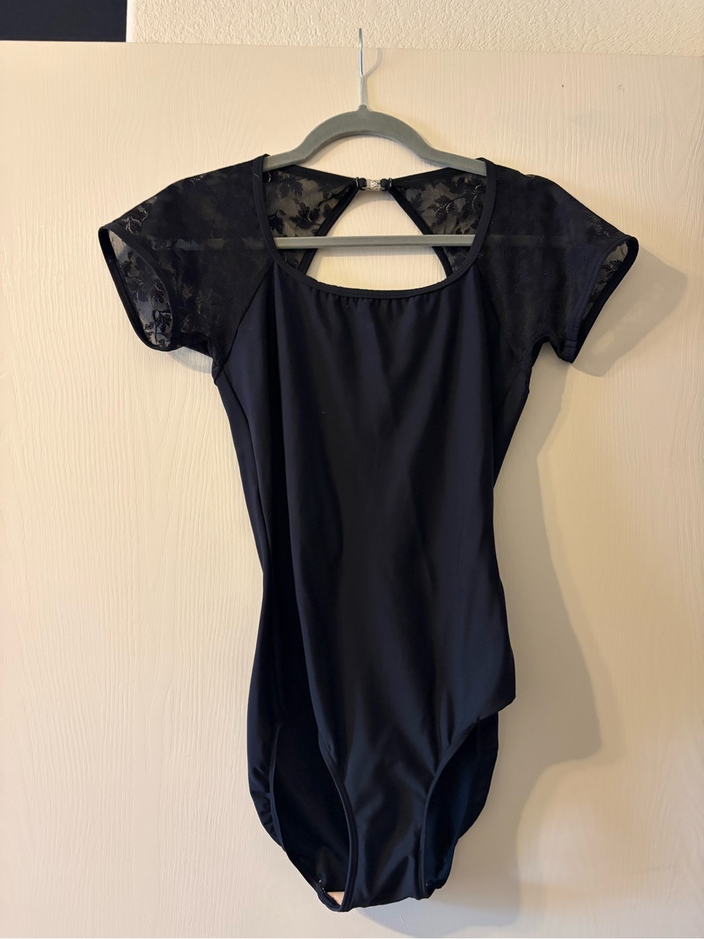 Black ballet leotard